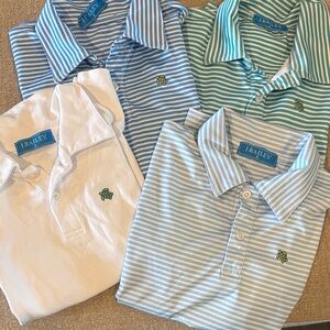 Boys  Striped Polo Shirt - Blue and White